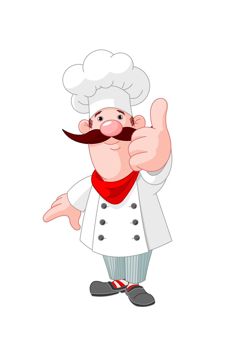 Cartoon-Fat-Chef-Design-Vector